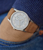 5196P Patek Philippe Calatrava time-only platinum men's dress watch for sale online at A Collected Man London UK specialist of rare watches