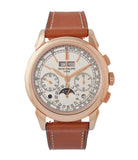 buy Patek Philippe 5270R Grand Complications Perpetual Calendar Chronograph rose gold dress watch for sale online at A Collected Man London UK specialist of rare watches