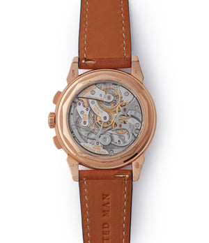 manual-winding 29-535 PS Patek Philippe 5270R Grand Complications Perpetual Calendar Chronograph rose gold dress watch for sale online at A Collected Man London UK specialist of rare watches