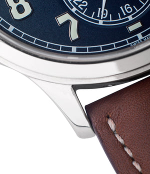 buy preowned 5524G Patek Philippe pilot travel-time white gold watch online at A Collected Man London specialist retailer of rare watches