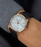 selling vintage Patek Philippe 570R-SCI  time-only rose gold dress watch with Archive Extracts for sale online at A Collected Man London UK specialist of rare watches