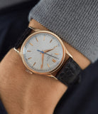 men's Patek Philippe 570R-SCI  time-only rose gold dress watch with Archive Extracts for sale online at A Collected Man London UK specialist of rare watches