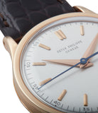 for sale 570R-SCI vintage Patek Philippe time-only rose gold dress watch with Archive Extracts for sale online at A Collected Man London UK specialist of rare watches