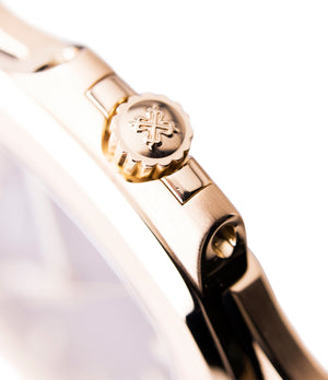 rose gold Nautilus 5711 Patek Philippe brown dial dress watch for sale online at A Collected Man London UK specialist of rare watches