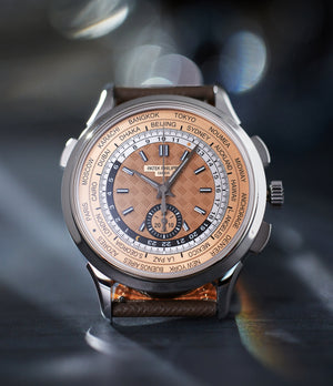 Patek Philippe 5935A-001 | World Time | Flyback Chronograph | Stainless Steel | Available worldwide at A Collected Man