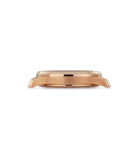 Left case side selling Patek Philippe Aquanaut 5060R Rose Gold preowned watch at A Collected Man London
