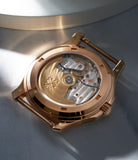 Display back Aquanaut 5060R Patek Philippe Rose Gold preowned watch at A Collected Man London