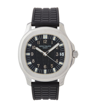 buy Patek Philippe Aquanaut 5065A steel sport watch full set for sale online at A Collected Man London UK specialist of rare watches
