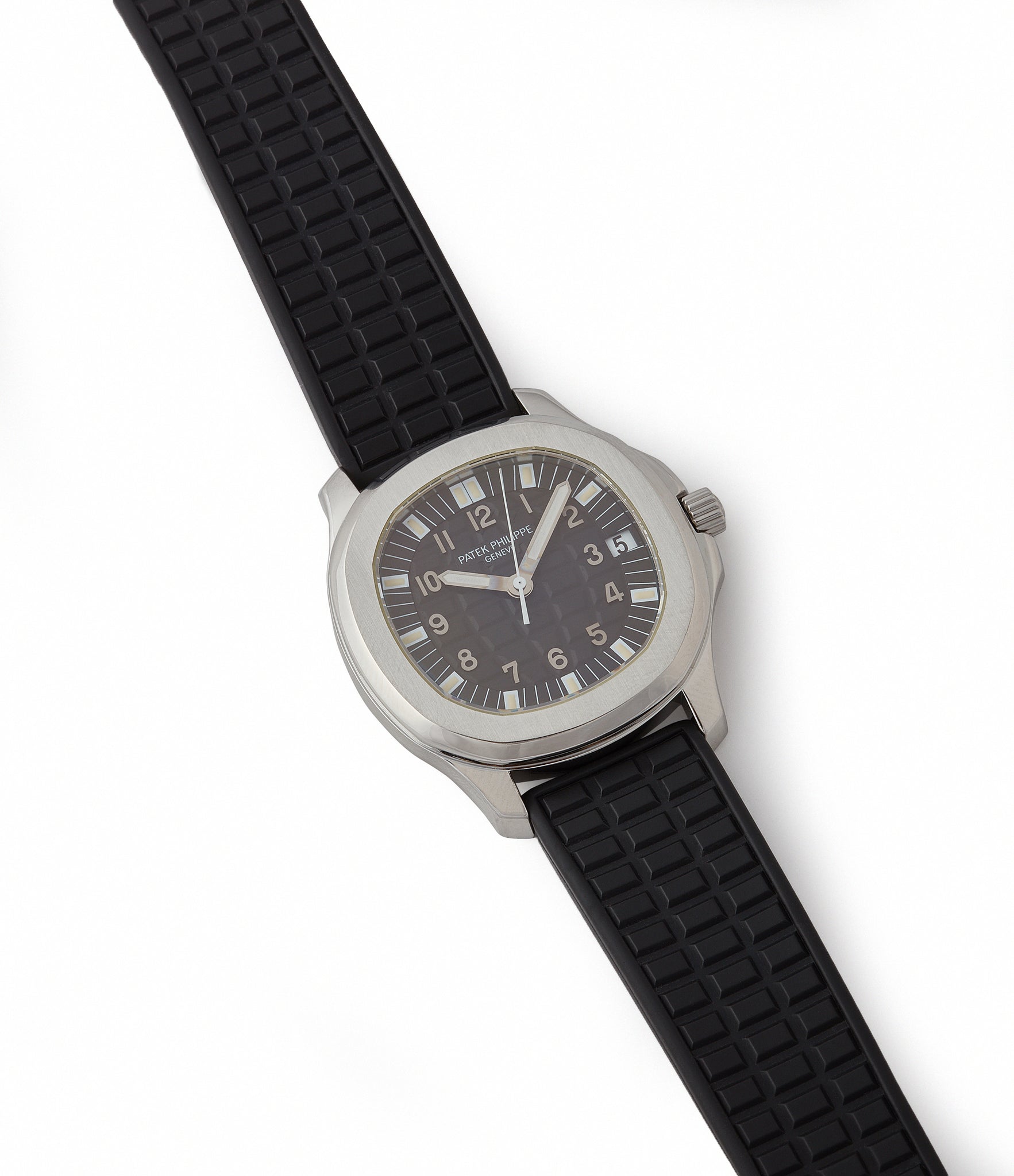 buying Patek Philippe Aquanaut 5065A steel sport watch full set for sale online at A Collected Man London UK specialist of rare watches