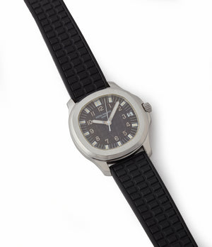 buying Patek Philippe Aquanaut 5065A steel sport watch full set for sale online at A Collected Man London UK specialist of rare watches