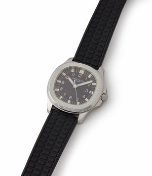 shop Patek Philippe Aquanaut 5065A steel sport watch full set for sale online at A Collected Man London UK specialist of rare watches