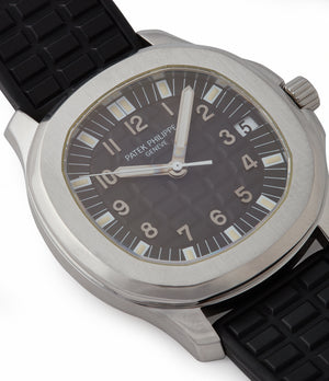 selling Patek Philippe Aquanaut 5065A steel sport watch full set for sale online at A Collected Man London UK specialist of rare watches