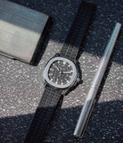 Patek Philippe Aquanaut 5065A steel sport watch full set for sale online at A Collected Man London UK specialist of rare watches
