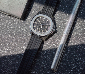 5065A Patek Philippe Aquanaut steel sport watch full set for sale online at A Collected Man London UK specialist of rare watches