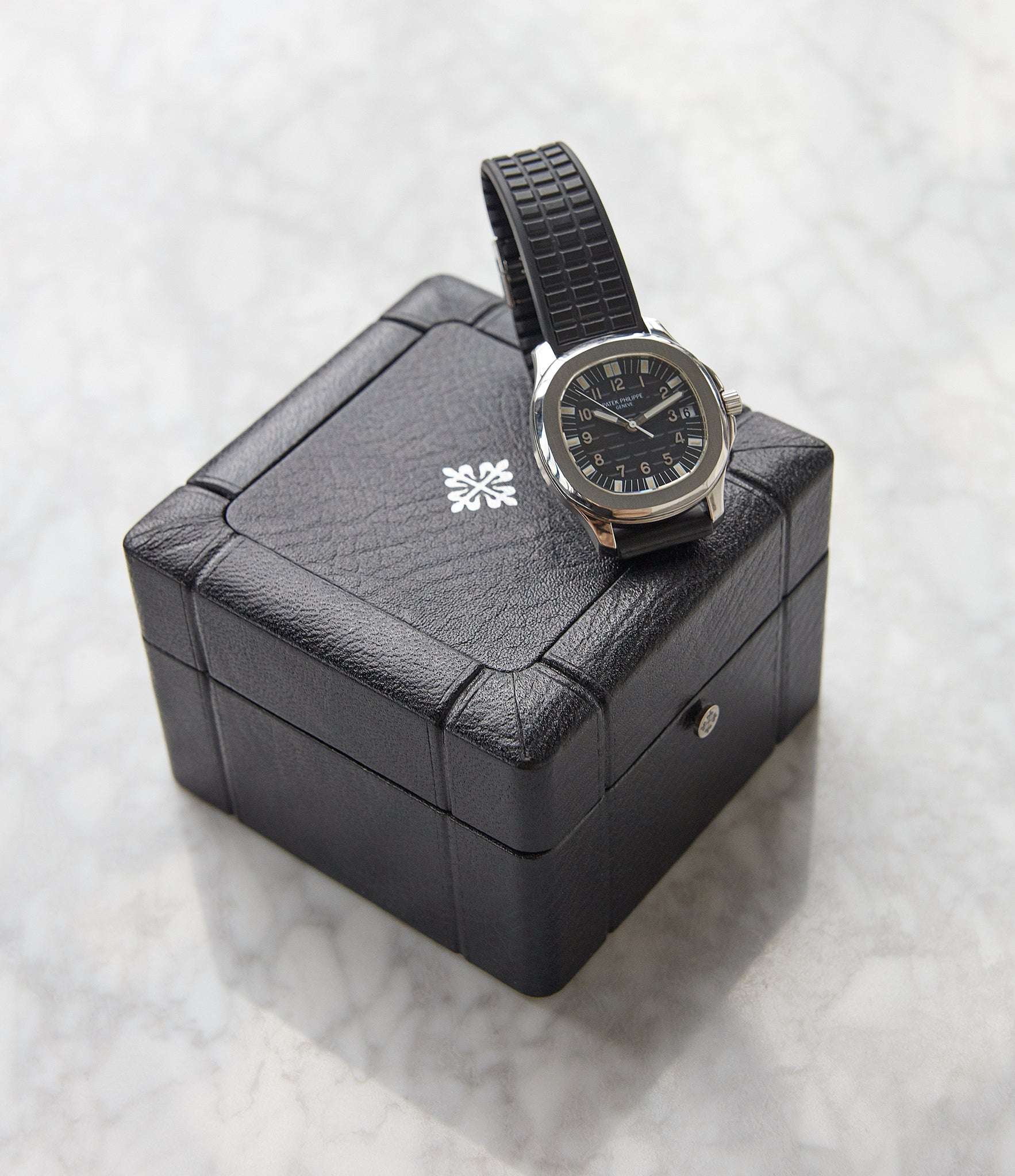 full set Patek Philippe Aquanaut 5065A steel sport watch for sale online at A Collected Man London UK specialist of rare watches