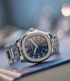 Patek Philippe Aquanaut 5066A-010 Japanese limited edition steel blue dial sports watch for sale online A Collected Man London