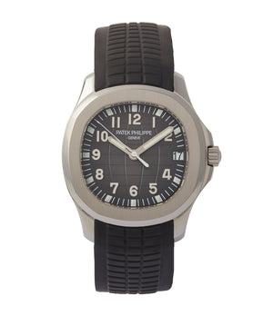 buy Patek Philippe Aquanaut 5165A-001 pre-owned steel 38mm sports dress watch for sale online A Collected Man London UK specialist of rare watches