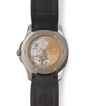 324SC automatic Patek Philippe Aquanaut 5165A-001 pre-owned steel 38mm sports dress watch for sale online A Collected Man London UK specialist of rare watches