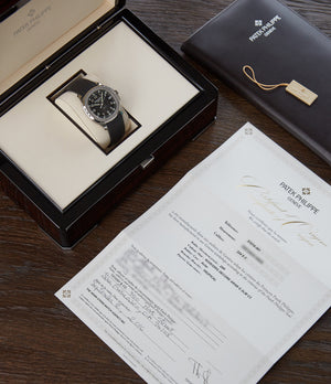 buy full set Patek Philippe Aquanaut 5167A-001 double Tiffany-signed luxury sports watch for sale online A Collected Man London UK specialist rare watches