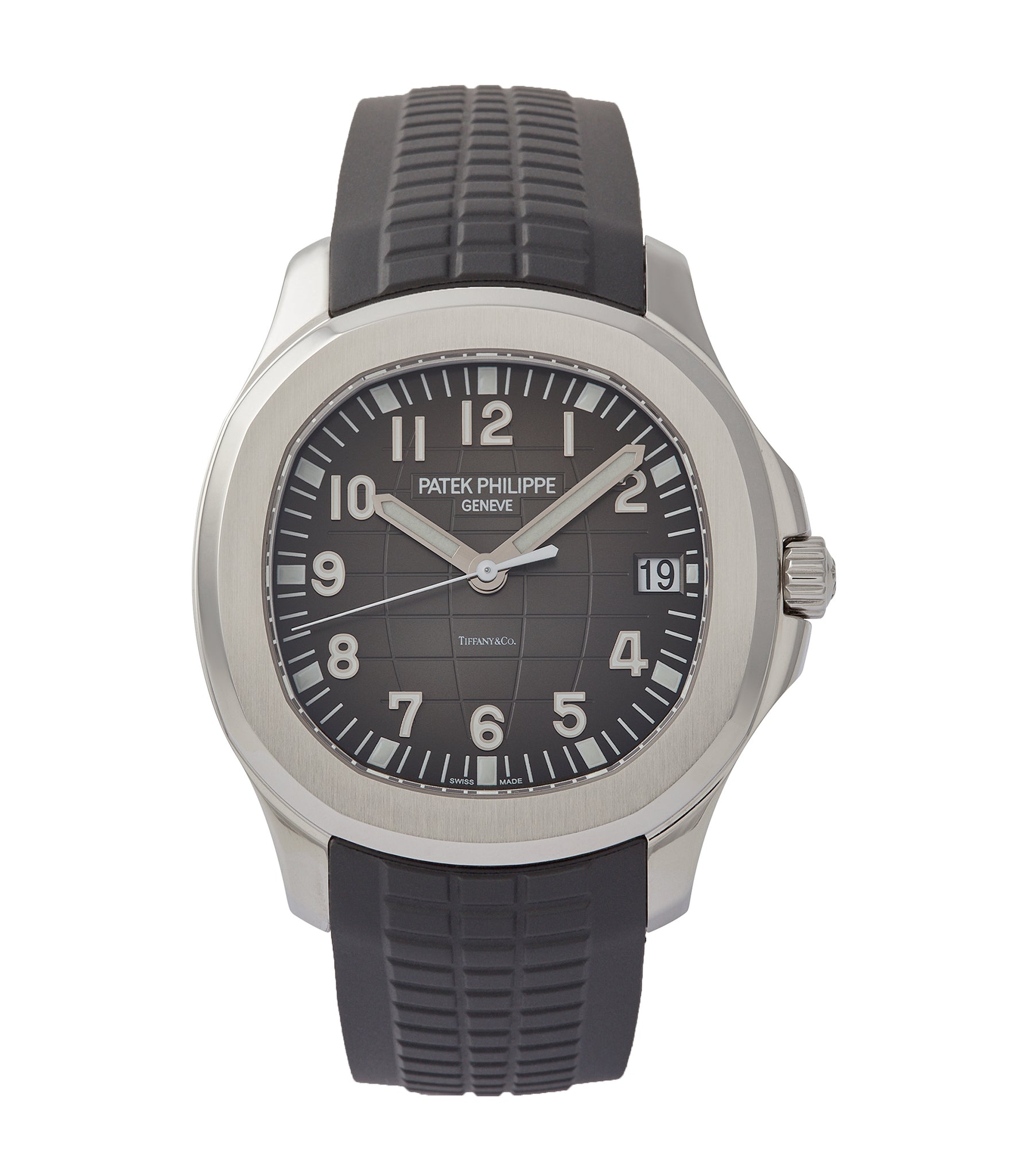 buy Patek Philippe Aquanaut 5167A-001 double Tiffany-signed luxury sports watch for sale online A Collected Man London UK specialist rare watches