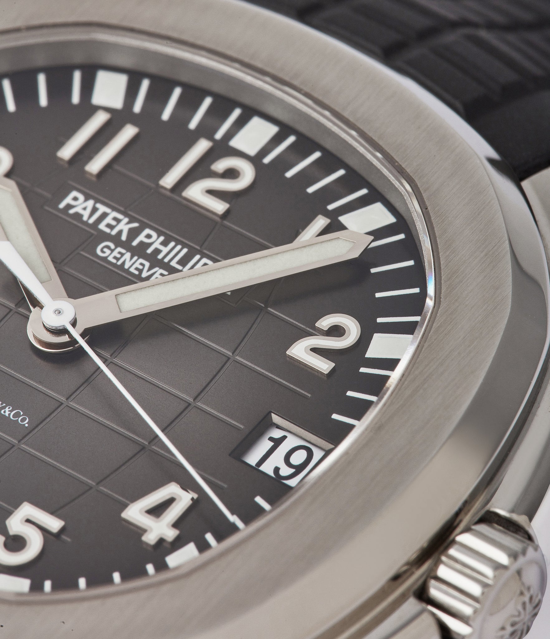Tiffany dial Patek Philippe Aquanaut 5167A-001 double luxury sports watch for sale online A Collected Man London UK specialist rare watches