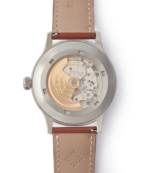 automatic self-winding 324 S Patek Philippe Calatrava Pilot's 5522A-001 time-only pre-owned watch for sale online at A Collected Man London UK specialist 
