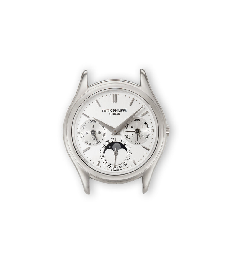 buy Patek Philippe Perpetual Calendar 3940G-017 White Gold preowned watch at A Collected Man London