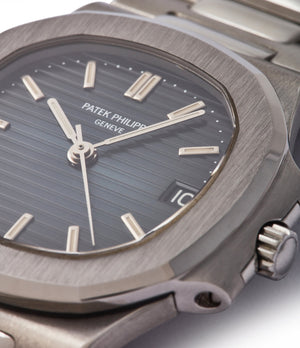 black date disc Patek Philippe Nautilus 3800/1 steel luxury sports watch for sale online A Collected Man London UK specialist of rare watches