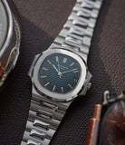 rare Patek Philippe Nautilus 3800/1 steel luxury sports watch for sale online A Collected Man London UK specialist of rare watches
