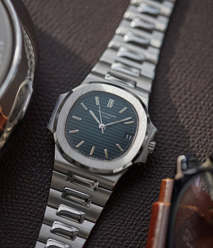 rare Patek Philippe Nautilus 3800/1 steel luxury sports watch for sale online A Collected Man London UK specialist of rare watches