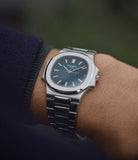 men's sports luxury wristwatch Patek Philippe Nautilus 3800/1 steel for sale online A Collected Man London UK specialist of rare watches