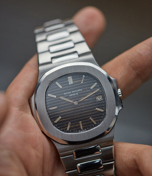 selling Patek Philippe Nautilus 3700/001A vintage steel tropical dial sports watch for sale online A Collected Man London UK specialist rare watches