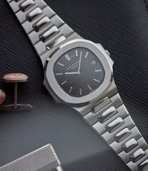 sell Patek Philippe Nautilus 3700/001A vintage steel tropical dial sports watch for sale online A Collected Man London UK specialist rare watches