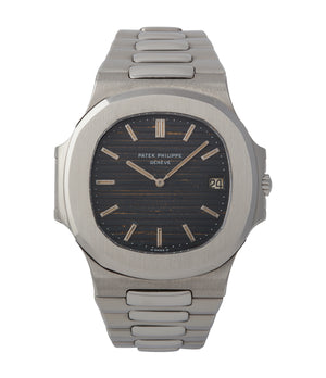 buy Patek Philippe Nautilus 3700/001A vintage steel tropical dial sports watch for sale online A Collected Man London UK specialist rare watches