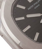 rare Patek Philippe Nautilus 3711/1G-001 white gold pre-owned watch for sale online at A Collected Man London UK specialist of rare watches