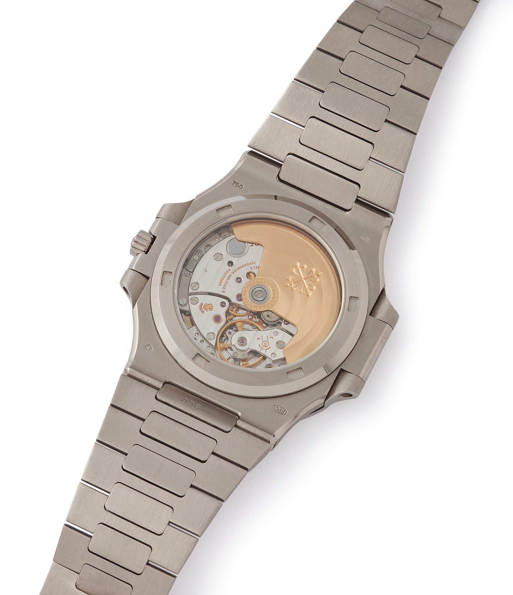 Patek Philippe movement Nautilus 3711/1G-001 white gold pre-owned watch for sale online at A Collected Man London UK specialist of rare watches
