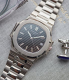 Patek Philippe Nautilus 3711/1G-001 white gold pre-owned watch for sale online at A Collected Man London UK specialist of rare watches