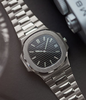 buy pre-owned Patek Philippe Nautilus 3711/1G-001 white gold pre-owned watch for sale online at A Collected Man London UK specialist of rare watches