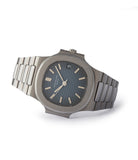 side-shot rare Patek Philippe Nautilus 3800A sports watch shop online rare watch A Collected Man London