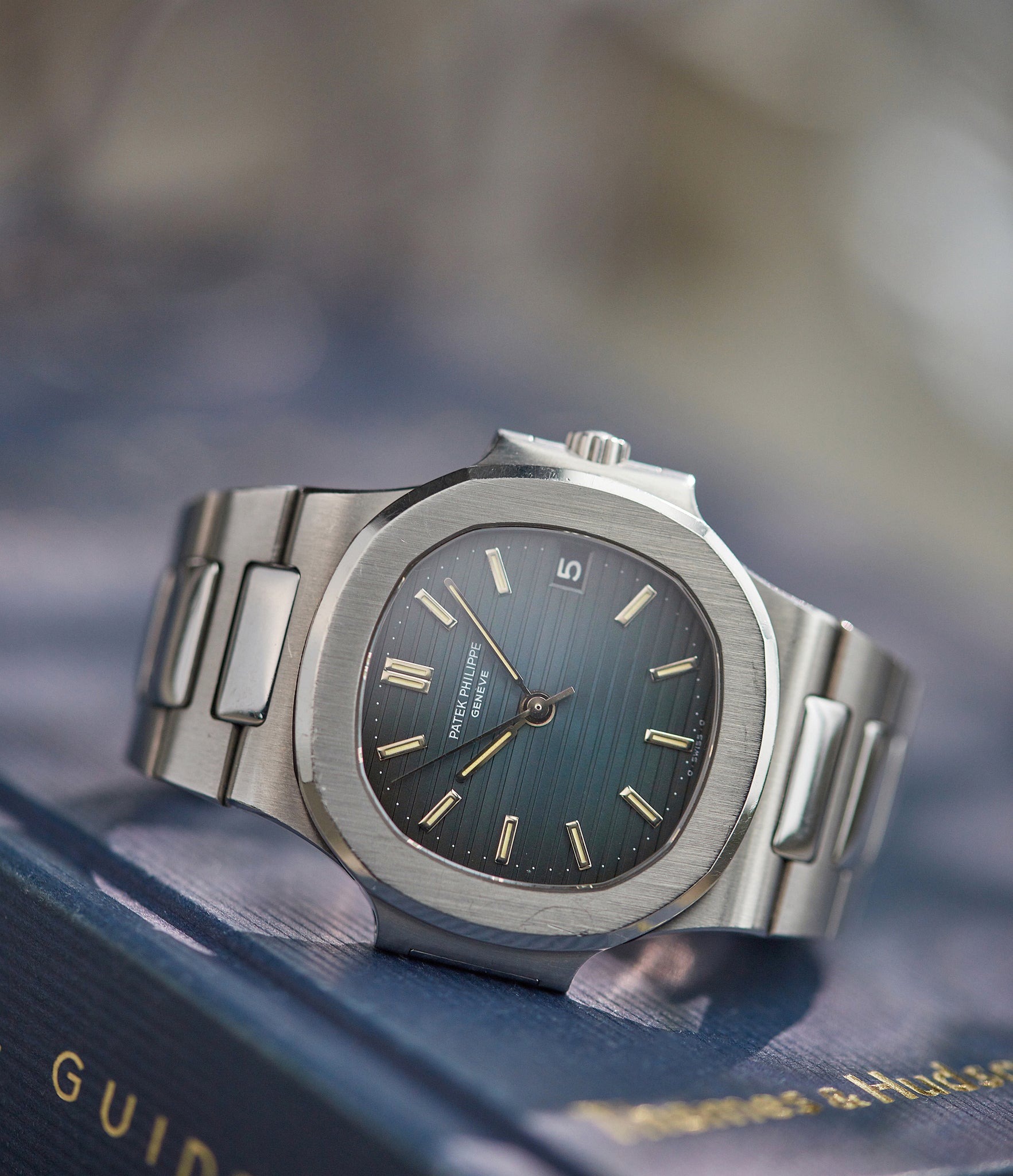 Patek Philippe Nautilus 3800/1A-001 steel vintage sports watch for sale online A Collected Man London  Edit alt text