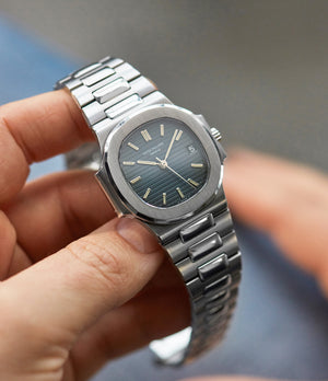 hands-on with Patek Philippe Sigma dial Nautilus 3800A steel sports watch shop online rare watch A Collected Man London