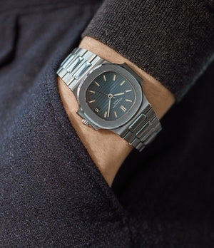 Patek Philippe wristwatch Sigma dial Nautilus 3800A steel sports watch shop online rare watch A Collected Man London