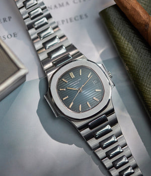 Patek Philippe Sigma dial Nautilus 3800A steel sports watch shop online rare watch A Collected Man London