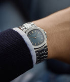 men's collectable Patek Philippe Sigma dial Nautilus 3800A steel sports watch shop online rare watch A Collected Man London