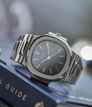 vintage Patek Philippe Nautilus 3800 Sigma dial steel luxury sports watch for sale online A Collected Man London UK specialist rare watches