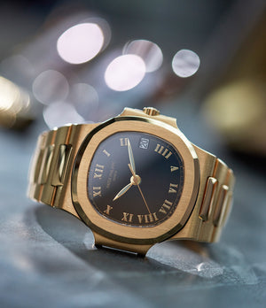 Nautilus 3800 | Roman Numerals | Yellow Gold