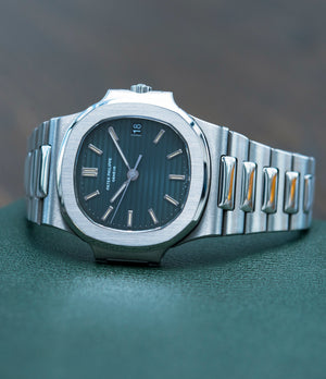 men's ultimate wristwatch Patek Philippe Nautilus 3800/1 steel vintage luxury watch online at A Collected Man London UK specialised  seller of rare watches