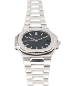for sale Patek Philippe Nautilus 3800/1 steel vintage luxury watch online at A Collected Man London UK specialised  seller of rare watches