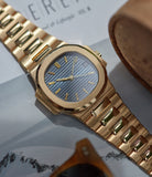 shop Cal. 335 SC Patek Philippe Nautilus 3800-001 yellow gold