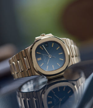 Buy pre-owned Gübelin Patek Philippe Nautilus 3800-001 yellow gold